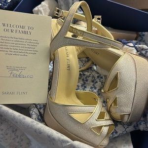 Sarah flint perfect Mihaela heel/sandal/pump size 40. Size 9-9.5